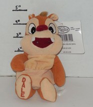 Disney Store Exclusive Chipmunk DALE 8&quot; Beanie plush toy - $14.50