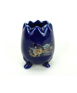 Porcelain Tripod Toothpick Holder, Cobalt Blue, Pheasants &amp; Flowers, #TP... - $457.70 MXN