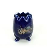 Porcelain Tripod Toothpick Holder, Cobalt Blue, Pheasants &amp; Flowers, #TP... - £19.54 GBP