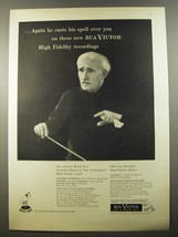 1954 RCA Victor High Fidelity Recordings Advertisement - Toscanini - £14.53 GBP