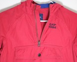 GAP 1986 Kids Boys Red Pullover Windbreaker Jacket Coat Size 8 NWT - £23.91 GBP