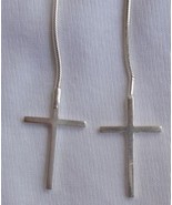  Silver Crosses earrings  - $437.90 MXN