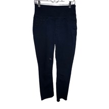 Spanx Alexia High Rise Skinny Jeans Dark Wash Denim Side Zip Size S/P 2-4 - $13.49