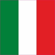 150mm Laminated Vinyl Decal Italy Italia Flag Rome Roma car motorsports cycling - $6.99