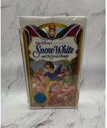 VTG Snow White and the Seven Dwarfs VHS Disney Clamshell NEW SEALED Stic... - $7.80