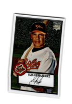 2007 Topps 52 Chrome Baltimore Orioles Baseball Card #3 Luis Hernandez 0183/1952 - £0.77 GBP