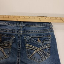 Wallflower Women’s Blue Denim Bootcut Luscious Curvy Fit Jeans Size 0 (22×30) image 10
