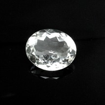44Ct Natural Clear Crystal Quartz Oval Fine Gemstone - £9.92 GBP