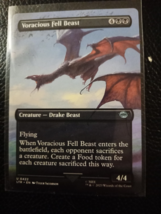 Voracious Fell Beast Magic The Gathering Lord Of The Rings MTG 422 Blac ... - $2.93