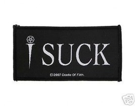 CRADLE OF FILTH i suck 2007 WOVEN SEW ON PATCH official merchandise COF - £4.22 GBP