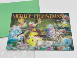 Lot Of 10 Pokemon 3D Christmas Card Pikachu Squirtle NOS Nintendo Tomy JD - £39.34 GBP