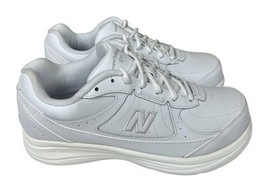 New Balance 577 White Walking Sneakers Shoes WW577WT Womens 8 D Wide Com... - $42.56