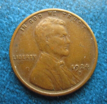 1924-S Lincoln Wheat Cent - £3.15 GBP