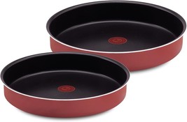 2 Tefal Deep Oven Tray Set Non Stick Trays Red Coated In France Fast Shi... - £107.13 GBP