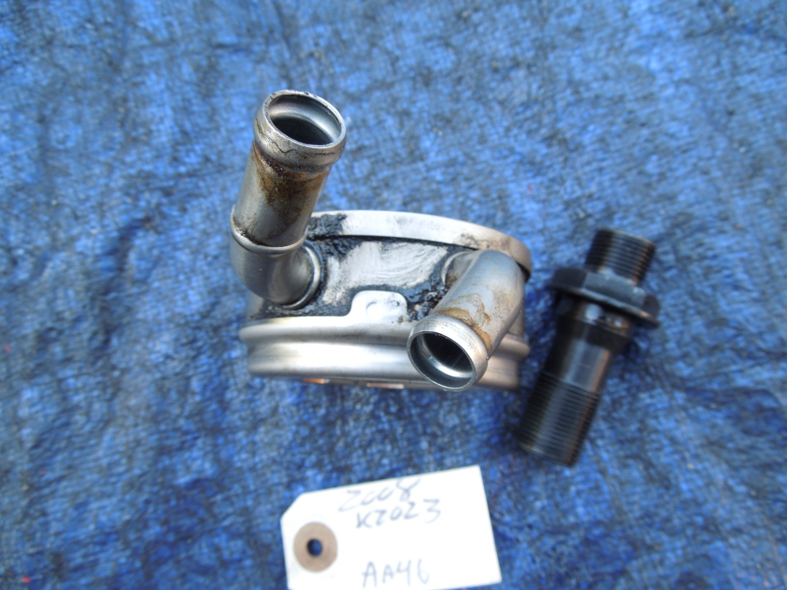 06-11 Honda Civic SI K20Z3 engine oil cooler housing engine motor OEM k20 AA46 Item image 5