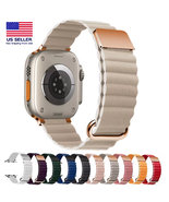 Leather Loop Strap for Apple Watch Ultra 38mm-49mm Magnetic Bracelet - $23.99+