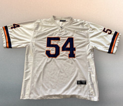 Chicago #54 Football Jersey Renegade Brian Urlacher Size 2XL White Blue ... - £18.21 GBP