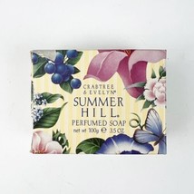 New Vintage Crabtree &amp; Evelyn Summer Hill Bar Soap 3.5 oz Discontinued 90s Box - £12.81 GBP