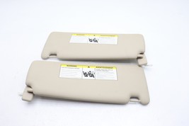 12-18 BMW F30 320I 328I SUN VISORS LEFT DRIVER RIGHT PASSENGER BEIGE PAIR E3226 image 6