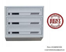 Enigma 3 Multiple Postbox- 3x Multi Occupancy Indoors Mailboxes Letterbox - £175.85 GBP