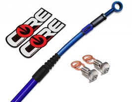 Yamaha YZ125 YZ250 YZ250F YZ450F Front Blue Brake Line 2005 2006 2007 St... - $105.00