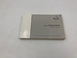 2009 Nissan Maxima Owners Manual Handbook OEM J02B08005 - £11.37 GBP