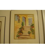 Watercolor Step Scene - $75.00
