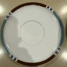 Dansk Mesa White Sand  2pc Saucer, 6 1/8" EUC - $19.52