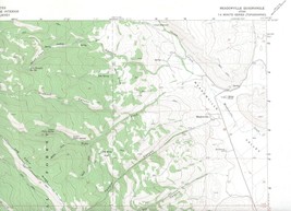 Meadowville Quadrangle Utah 1969 USGS Topo Map 7.5 Minute Topographic - £18.73 GBP