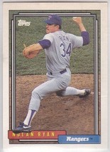 M) 1992 Topps Baseball Trading Card - Nolan Ryan #1 - £1.57 GBP