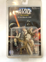 Vintage Placo Toys Star Wars Luke Skywalker Die Cast Metal Key Chain New - £9.09 GBP
