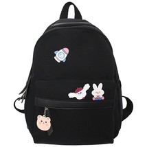Small Ladies Kawaii Backpack Mini Girl Nylon School Bag Teenager Student Female  - £31.68 GBP