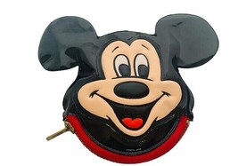 Disneyland Mickey Mouse vtg Squeaky case coin purse Theme park souvenir ... - $39.55