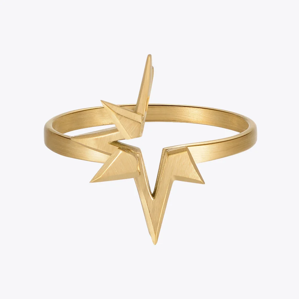 Celestial Star Rings For Women Anillos Mujer Halloween Free Shipping Items GolSt - £23.94 GBP