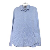 Banana Republic Mens Blue Skull Camden Fit Button Long Sleeve Shirt Size... - $14.99