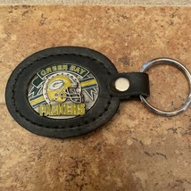 Green Bay Packers Football NFL Leather Key Chain Keychain Siskiyou Ashland - £16.04 GBP