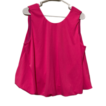 CQ By CQ Womens Caribbean Queen Casual Tank Top Pink Sleeveless Open Back L New - £15.45 GBP