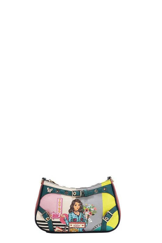 Nicole Lee USA Crescent Shaped Crossbody Bag Item image 2