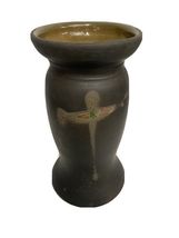Cepli Studio Art Pottery Salt Glazed Vase, Signed, 7.5&quot; Tall - $433.30 MXN