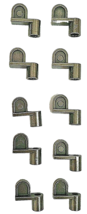 3/8&quot; Sunscreen Clips BRONZE PACK OF 10  Window Screen Metal Diecast Die ... - $9.92