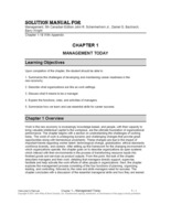 Solution Manual For Management, 5th Canadian Edition by John R. Schermer... - $24.95 CAD