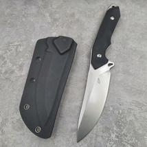 NEW HQ FULL TANG D2 STEEL G10 HANDLE HUNTING SURVIVAL STRAIGHT KNIFE WIT... - $62.00