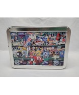 Team NFL Super Bowl XXV Commemorative Empty Tin 7&quot; X 5&quot; X 4&quot; - $16.29 CAD