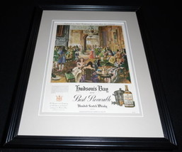 1951 Hudson&#39;s Bay Scotch Whisky 11x14 Framed ORIGINAL Vintage Advertisement - £37.19 GBP