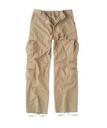 NWT Rothco Men&#39;s Small W23&quot;-27&quot; Vintage Khaki Paratrooper Fatigue Pants   - £19.74 GBP