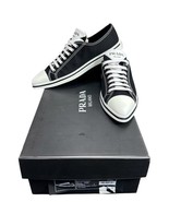 New In Box PRADA Pointed Toe Canvas Sneakers Size 37.5 EU / 7.5 US Saks ... - $5,489.76 MXN