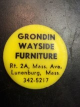 Grondin wayside furniture Lunenburg MASS Milk bottle top vintage collectible - £7.98 GBP