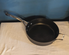 Calphalon #5003 3 Qt Saute Pan 10&quot; Skillet Anodized Aluminum Non Stick No Lid - £22.82 GBP