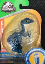 Imaginext Blue Baby Raptor Velociraptor Egg Dinosaur Jurassic World Park Toy NIP - £10.40 GBP