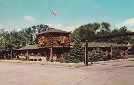 Rustic Manor Restaurant Cocktail Lounge Gurnee Illinois IL Postcard D17 - £2.44 GBP